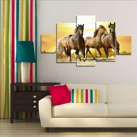 Running Horse Painting Wall Poster Art Modern Decorative Paint Unframed 11010#@~